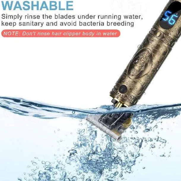 Hair Clippers For Men Hair Trimmer Zero Gapped Cordless Professional Haircut & Grooming Kit for Men Rechargeable LED Display