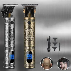Hair Clippers For Men Hair Trimmer Zero Gapped Cordless Professional Haircut & Grooming Kit for Men Rechargeable LED Display