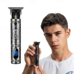 Hair Clippers For Men Hair Trimmer Zero Gapped Cordless Professional Haircut & Grooming Kit for Men Rechargeable LED Display