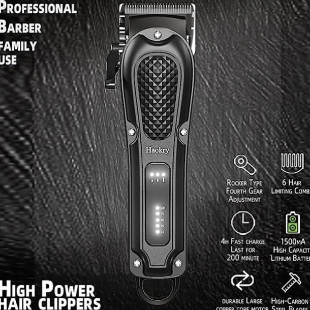 Hair Clippers for Men Hair Trimmer for Men Cordless Hair Clipper Beard Trimmer Barber Zero Gapped Hair Clippers with for Men Women Kids Clippers for Hair Cutting