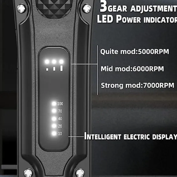 Hair Clippers for Men Hair Trimmer for Men Cordless Hair Clipper Beard Trimmer Barber Zero Gapped Hair Clippers with for Men Women Kids Clippers for Hair Cutting