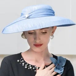 Hair Combs Hats Headwear Flax Sinamay Fedora Hat Sinamay Hat Casual Tea Party Retro Lady With Cap Beading Headpiece Headwear/ Special Occasion / Office & Career / Casual / Graduation / Congratulations