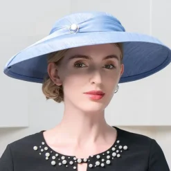 Hair Combs Hats Headwear Flax Sinamay Fedora Hat Sinamay Hat Casual Tea Party Retro Lady With Cap Beading Headpiece Headwear/ Special Occasion / Office & Career / Casual / Graduation / Congratulations