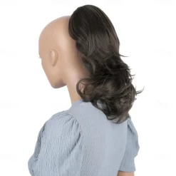 Hairpiece Ponytail Extensions Voluminous Wavy Blond Mix H136