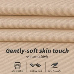 Half Slips for Women Underskirt Dress Extender Lace Trim Knee Length Midi Skirt 19-26