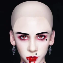 Halloween Bald Caps Makeup Bald Head Funny Costume Kid's Adults' Men's Women's Boys' Halloween Carnival Easy Halloween Costumes Dress Up