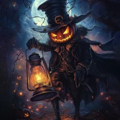 Halloween Boys 3D Graphic Cartoon Pumpkin T shirt Tee Long Sleeve Spring Fall Fashion Basic Polyester Kids 4-12 Years Crew Neck Outdoor Casual Daily Regular Fit