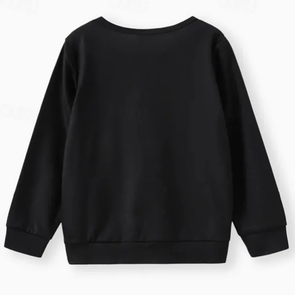 Halloween Boys 3D Graphic Ghost Sweatshirt Long Sleeve Spring Fall Fashion Basic Polyester Kids 4-12 Years Crew Neck Outdoor Casual Daily Regular Fit