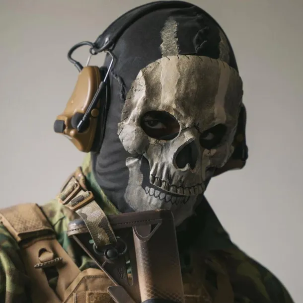 Halloween Call of Duty War Zone 2 Skull Mask Game Skeleton Ghost Mask Headgear Cosplay Halloween Decoration