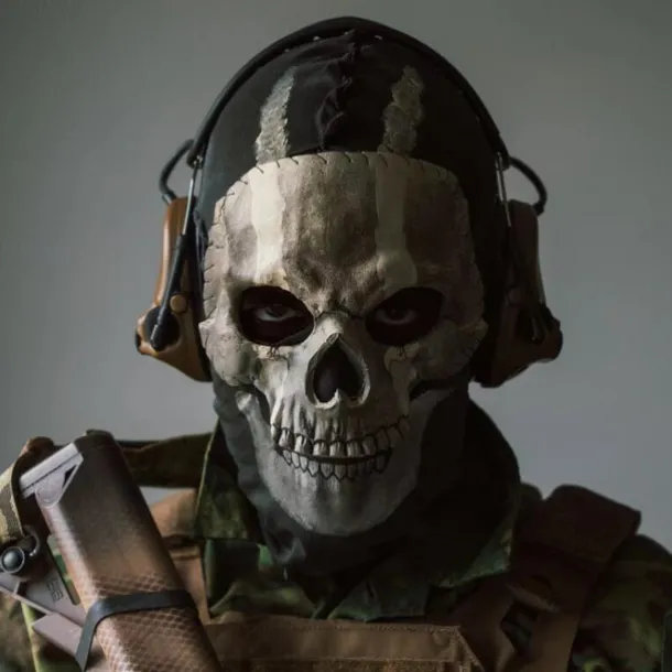 Halloween Call of Duty War Zone 2 Skull Mask Game Skeleton Ghost Mask Headgear Cosplay Halloween Decoration