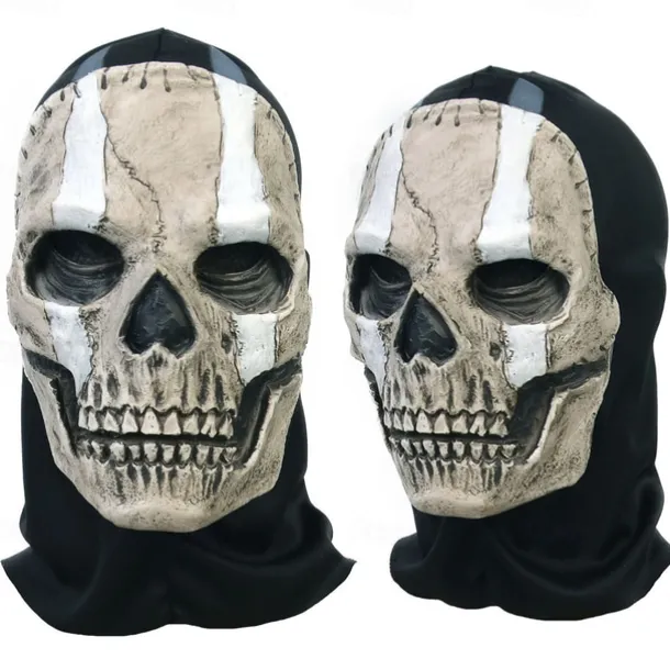 Halloween Call of Duty War Zone 2 Skull Mask Game Skeleton Ghost Mask Headgear Cosplay Halloween Decoration