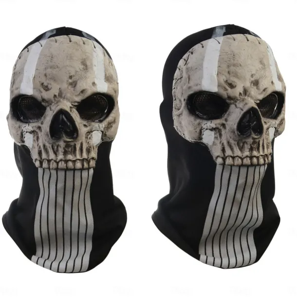 Halloween Call of Duty War Zone 2 Skull Mask Game Skeleton Ghost Mask Headgear Cosplay Halloween Decoration