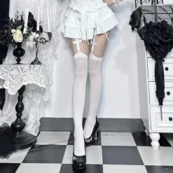 Halloween Cross Tights Socks Suspender Stockings Gothic Sexy Costume Adults' Women's Halloween Carnival Performance Party Easy Halloween Costumes Dress Up