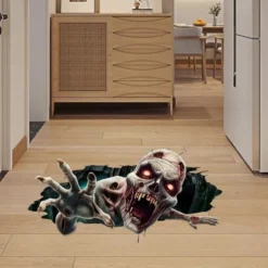 Halloween 3D Horror Stickers, Spooky Halloween Decorations for Parties, Festivals, and Haunted Houses, Creepy Atmosphere Enhancers, Ideal for Trick-or-Treat Events