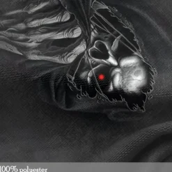 Halloween Day of the Dead Skull Men's Reaper T shirt Short Sleeve T shirt 3D Print Crew Neck Shirt Designer Gothic Party Street Casual Black Summer Spring Clothing Apparel