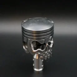 Halloween Decor Metal Skull Shape Stainless Steel Molding Car Gear Shift Knob Cover, Automatic Manual Transmission Shift Knob Selector Fits Most Automatic Vehicles