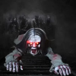 Halloween Decoration Crawling Ghost Voice Electric Props Terrifying Arrangement