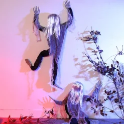 Halloween Decoration Death Skull Big Hanging Ghost Secret Room Haunted House Bar Scene Layout Electric Induction Prop Pendant