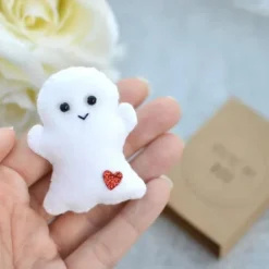 Halloween Decoration Gift Cute Ghost Box Halloween Decoration Gift Love Gifts for Friend with a Romantic Cute Ghost for Him Her | You're My Boo Card