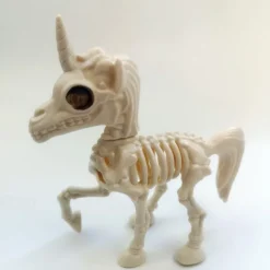 Halloween Decoration Unicorn Skeleton Plastic Bones with Skeleton Prop Indoor / Outdoor Spooky Scene Party Favors