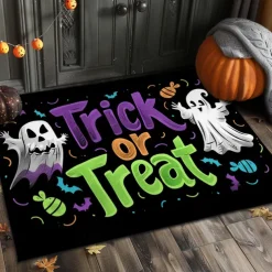Halloween Decorations Hunted House Doormat Kitchen Mat Floor Mat Non-Slip Area Rug Oil Proof Rug Indoor Outdoor Mat Bedroom Decor Bathroom Mat Entrance Rug