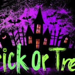 Halloween Decorations Hunted House Doormat Kitchen Mat Floor Mat Non-Slip Area Rug Oil Proof Rug Indoor Outdoor Mat Bedroom Decor Bathroom Mat Entrance Rug