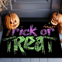 Halloween Decorations Hunted House Doormat Kitchen Mat Floor Mat Non-Slip Area Rug Oil Proof Rug Indoor Outdoor Mat Bedroom Decor Bathroom Mat Entrance Rug