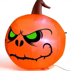 Halloween Decorations Inflatables Witch Pumpkin Light Outdoor large Scary Witch Blow Up Outdoor Halloween Decorations for Yard Garden Lawn Party