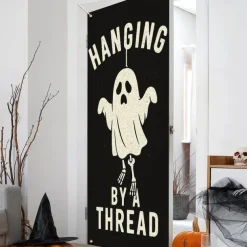 Halloween Door Cover – Funny Mummy Cat 