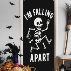 Halloween Door Cover – Funny Mummy Cat 