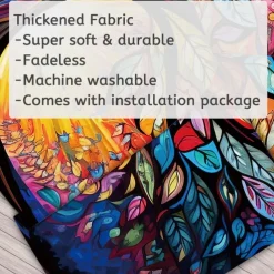 Halloween Door Cover Outdoor Banners Pumpkin Psychedelic Dark Punk Gothic Style Party Outdoor Shooting Backgrounds Front Door Wall Porch Decorations Wall Door Background