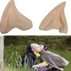 Halloween Elf Half Ears High Quality Latex Fairy Elf Ears Cosplay Accessories Creative Party Props Decoration Supplies