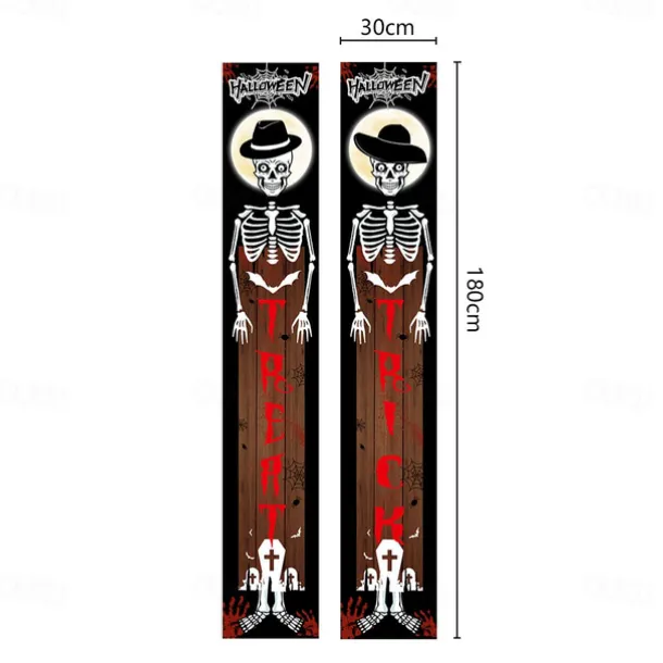 Halloween Fan Flag Bunting Outdoor Flag for Outdoor Halloween Yard Fence Hanging Spooky Pumpkin Banner Flag Table Decor Fall Room Decor Aesthetic Halloween Birthday Party Decor