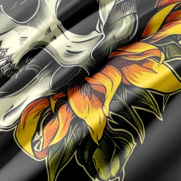 Halloween Floral Skull Duvet Cover Set - Includes Duvet Cover and Pillowcases - Spooky and Festive Design - Soft and Comfortable Fabric - Perfect for Halloween Home Decor