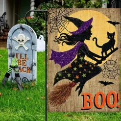 Halloween Garden Flag Banner – 