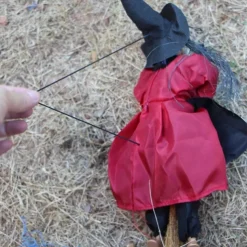 Halloween Ghost Festival Witch Figurine Hanging Doll DIY Decor Pendant Party Haunted House Props Ornament Garden Bar Decor