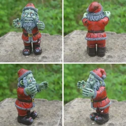 Halloween Ghost Festival Zombie Gnome Bust Statue Resin Handicraft Ornaments Garden Courtyard Decoration