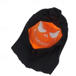 Halloween Ghostface Mask Orange Costume Adults' Unisex Horror Scary Costume Kings Day Easy Carnival Costume