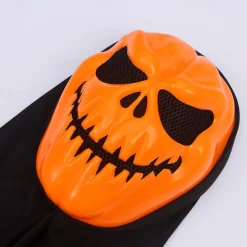 Halloween Ghostface Mask Orange Costume Adults' Unisex Horror Scary Costume Kings Day Easy Carnival Costume