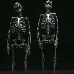 Halloween Gift 14CM/5.51inch, Handmade Sterling Silver Full Body Skeleton Pendant -HALLOWEEN GIFT