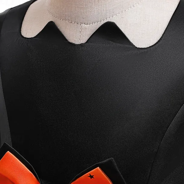 Halloween Girls' 3D Castle Dress Sleeveless Summer Spring Performance Party Birthday Beautiful Halloween Custome Kids 4-12 Years Party Dress Swing Dress A Line Dress Midi Polyester Regular Fit