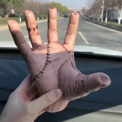 Halloween Hand Figurine Sculpture Thing Hand from Wednesday Addams Scary Realistic Fake Hand