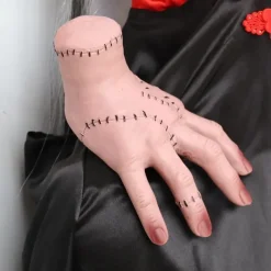 Halloween Hand Figurine Sculpture Thing Hand from Wednesday Addams Scary Realistic Fake Hand