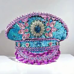 Halloween Hat Party Celebrity Carnival Costume Shiny Adults' Women's Halloween Carnival Performance Party Easy Halloween Costumes Dress Up