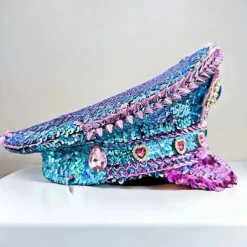 Halloween Hat Party Celebrity Carnival Costume Shiny Adults' Women's Halloween Carnival Performance Party Easy Halloween Costumes Dress Up