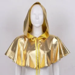 Halloween Hooded Cape Visor Cap Pride Glamorous Metallic Adults' Unisex Halloween Carnival Clubwear Pride Parade Pride Month Easy Halloween Costumes Dress Up