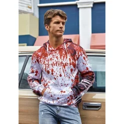 Halloween Hoodie I'm Fine Hoodies for Men Women 3D Print Graphic Sweatshirts Pullover Cool Funny Novelty Hoody Hooded With Pockets