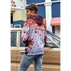 Halloween Hoodie I'm Fine Hoodies for Men Women 3D Print Graphic Sweatshirts Pullover Cool Funny Novelty Hoody Hooded With Pockets