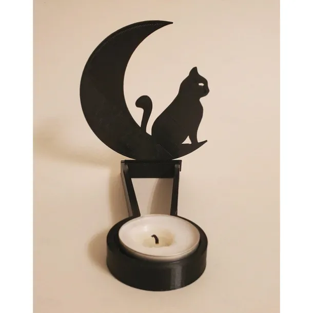 Halloween Horror Candle Holder Metal Decoration Funny Shadow Stand, Halloween Funny Candle Holder Desktop Decoration ( Without Candles )