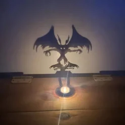 Halloween Horror Candle Holder Metal Decoration Funny Shadow Stand, Halloween Funny Candle Holder Desktop Decoration ( Without Candles )